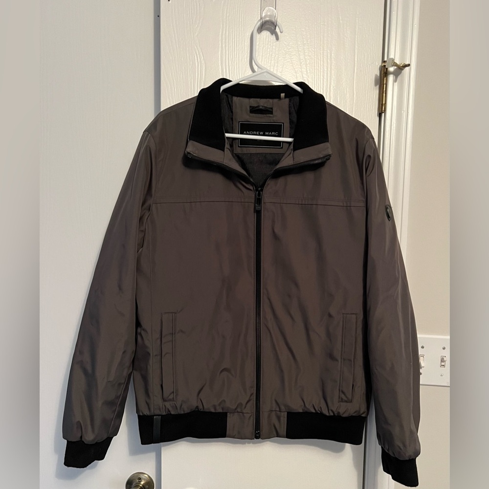 Andrew‎ Marc Men's Charcoal Gray Jacket